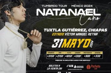 Natanael Cano en Tuxtla Gutiérrez, Mayo 2024