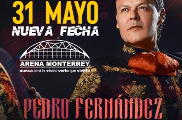 Pedro Fernández en la Arena Monterrey, Mayo 2024