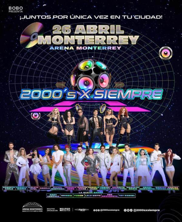 2000's X Siempre en la Arena Monterrey, Abril 2024
