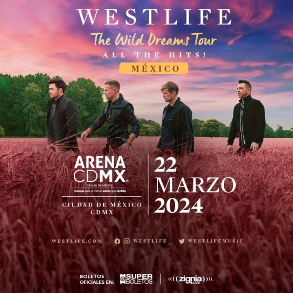 Westlife en la Arena CDMX, Marzo 2024