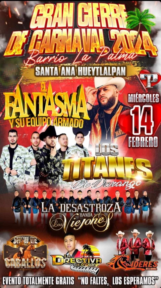 Carnaval Santa Ana Hueytlalpan 2024 Dónde Hay Feria
