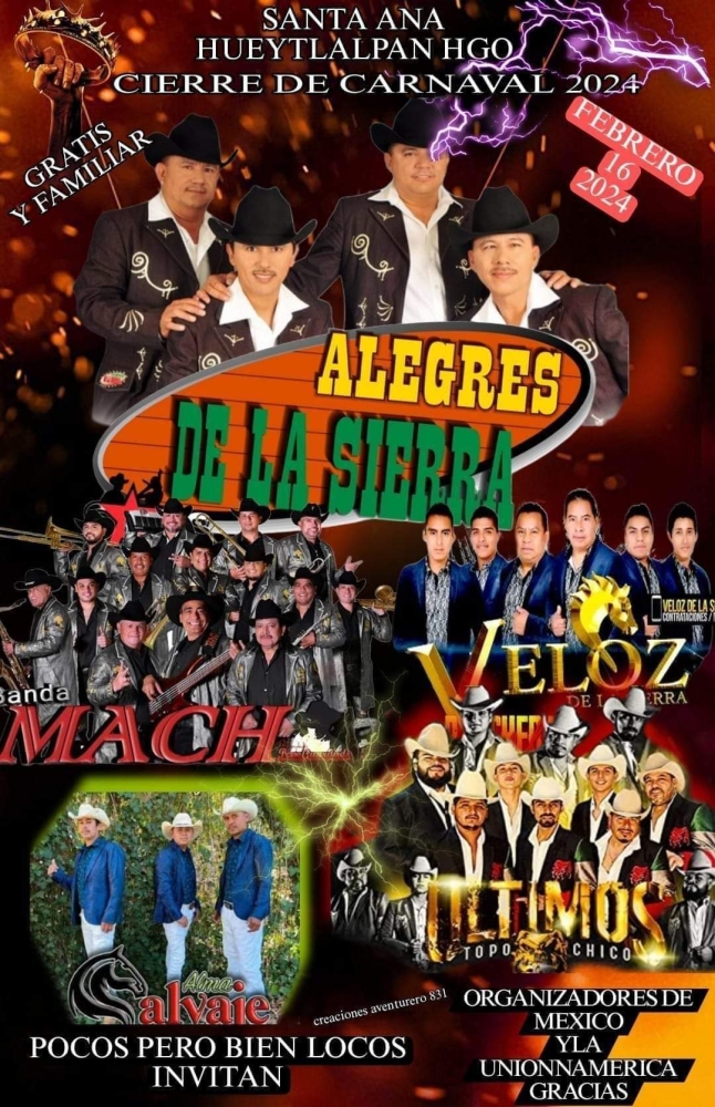 Carnaval Santa Ana Hueytlalpan 2024 Dónde Hay Feria