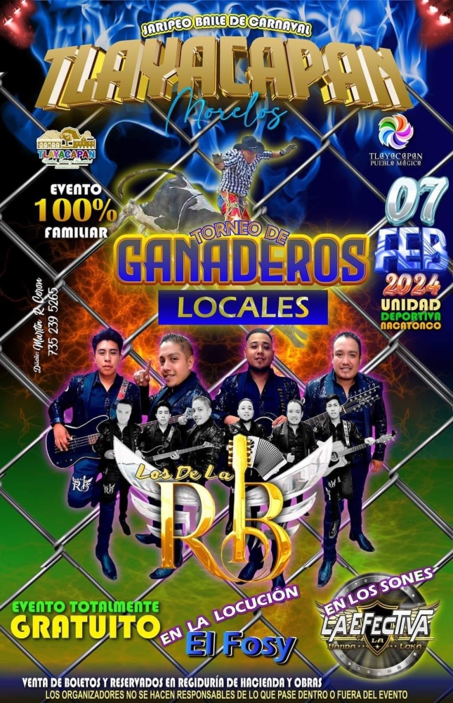 Carnaval Tlayacapan 2024 DÓNDE HAY FERIA