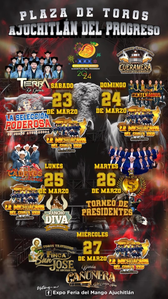 Expo Feria del Mango Ajuchitlán del Progreso 2024 Dónde Hay Feria