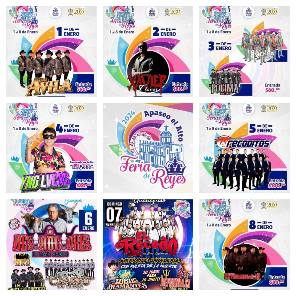 Feria de Reyes Apaseo El Alto 2024 Dónde Hay Feria