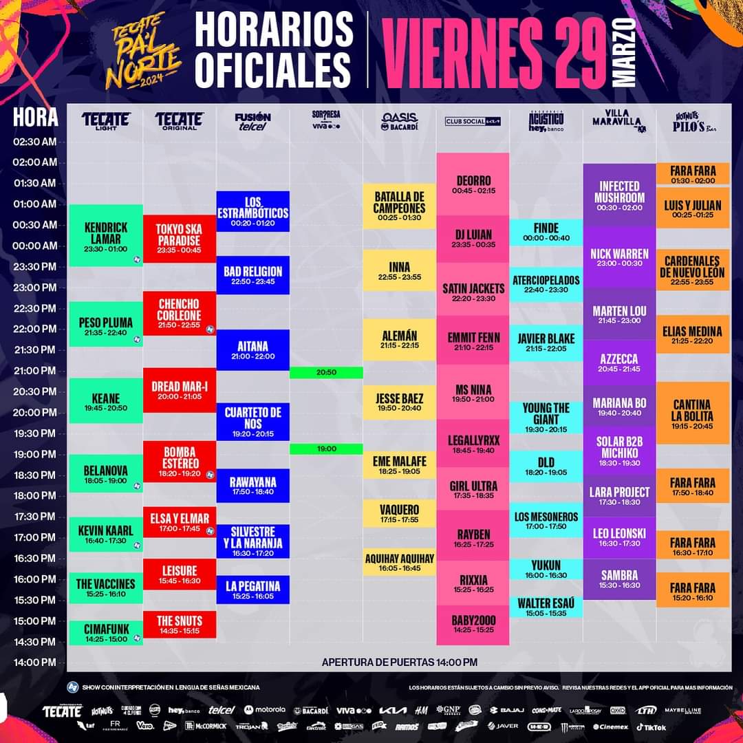 Festival Tecate Pal Norte 2024 Dónde Hay Feria