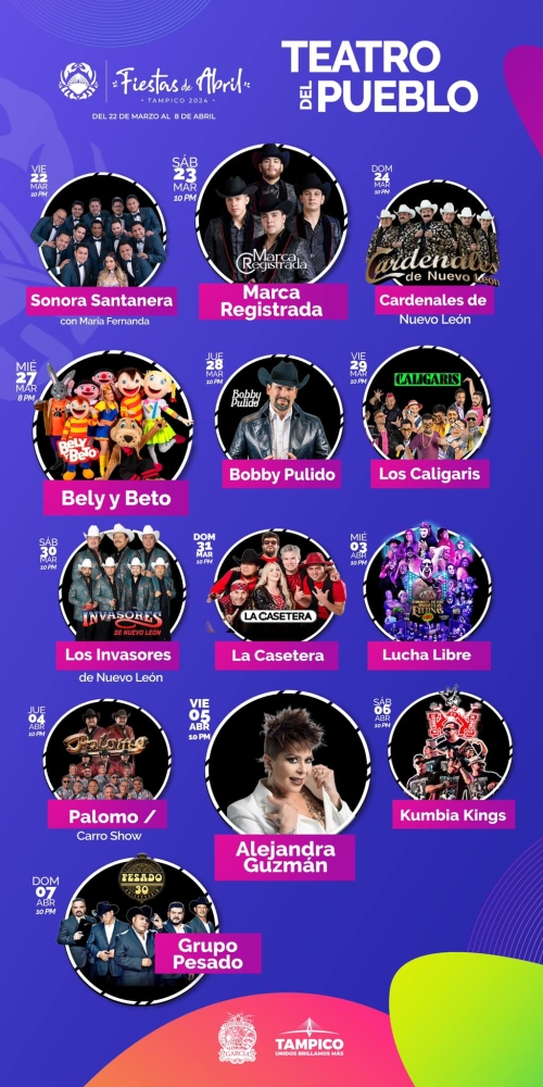 Fiestas de Abril Tampico 2024 Dónde Hay Feria