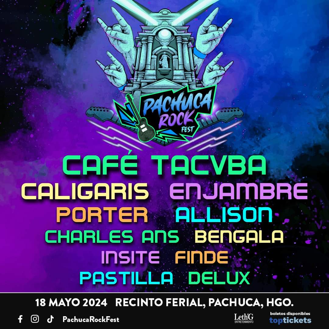 Pachuca Rock Fest 2024 Dónde Hay Feria
