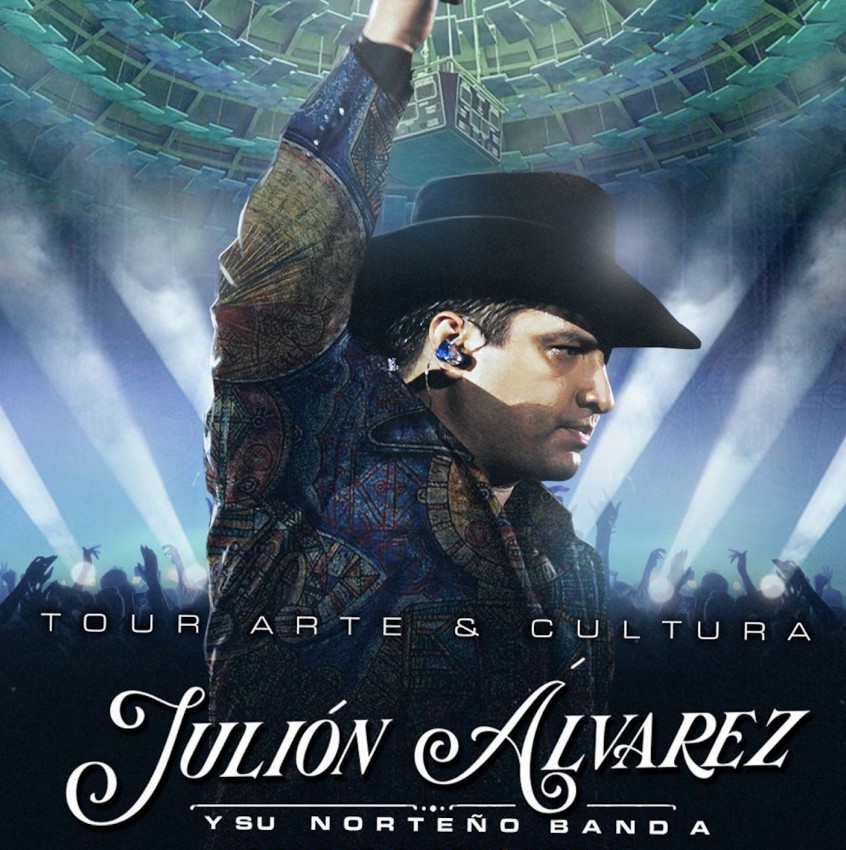 Agenda de bailes, eventos, presentaciones de Julión Álvarez para Enero