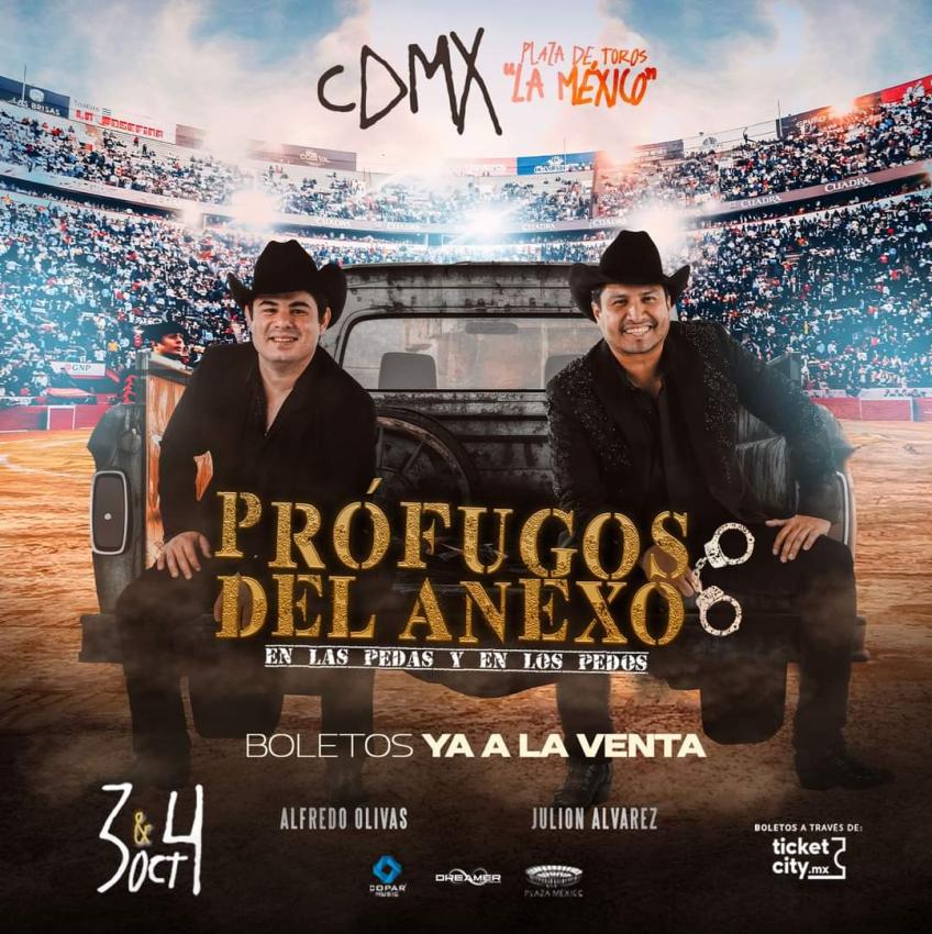 Alfredo Olivas y Julión Álvarez Prófugos del Anexo en CDMX, octubre 2024 Dónde Hay Feria