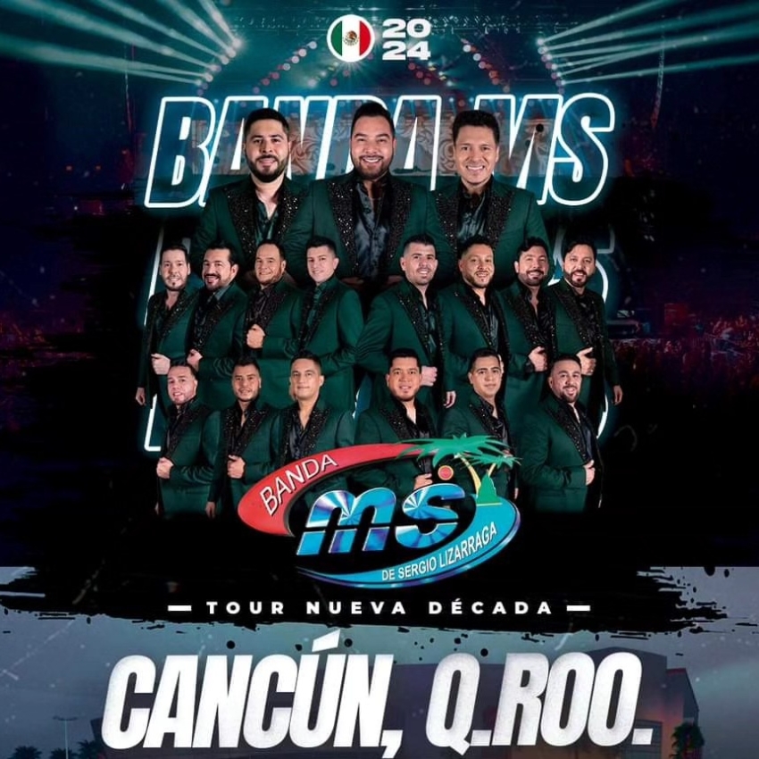 Banda MS en Cancún, Quintana Roo, Septiembre 2024 Dónde Hay Feria