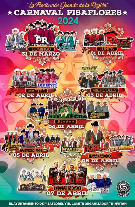 Carnaval Pisaflores 2024 Dónde Hay Feria