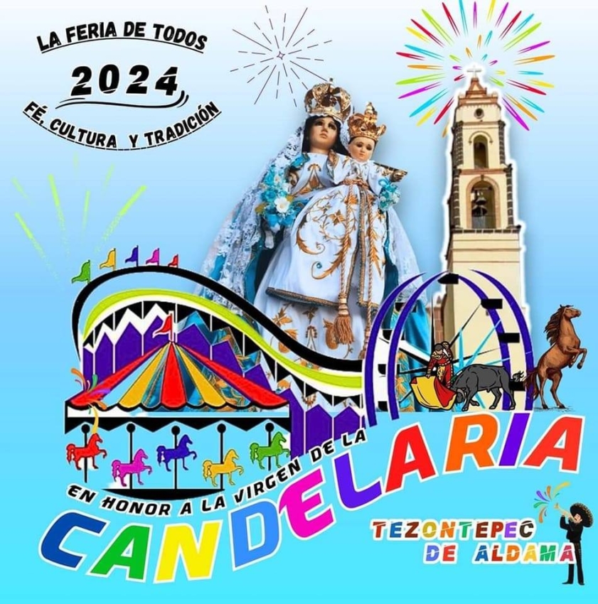 Feria de la Candelaria Tezontepec de Aldama 2025 Dónde Hay Feria