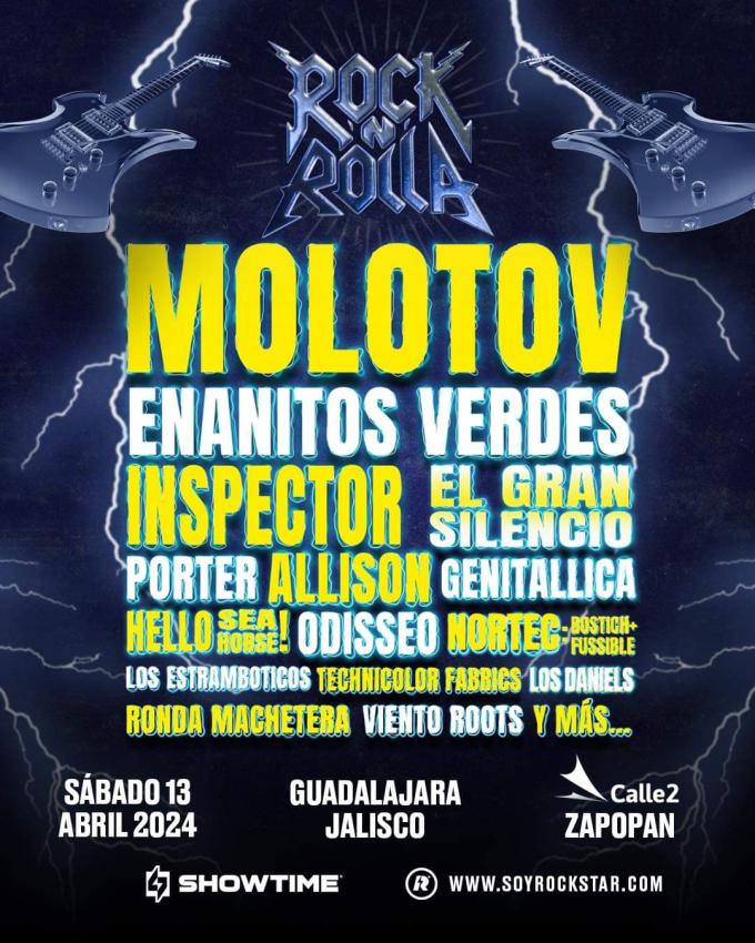 Festival Rock N Rolla Guadalajara 2024 Dónde Hay Feria