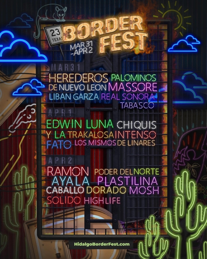 Hidalgo Border Fest 2023 Dónde Hay Feria