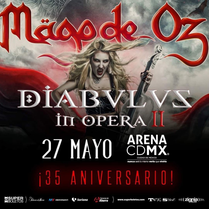 Mago de Oz en la Arena CDMX, Mayo 2023 DÓNDE HAY FERIA
