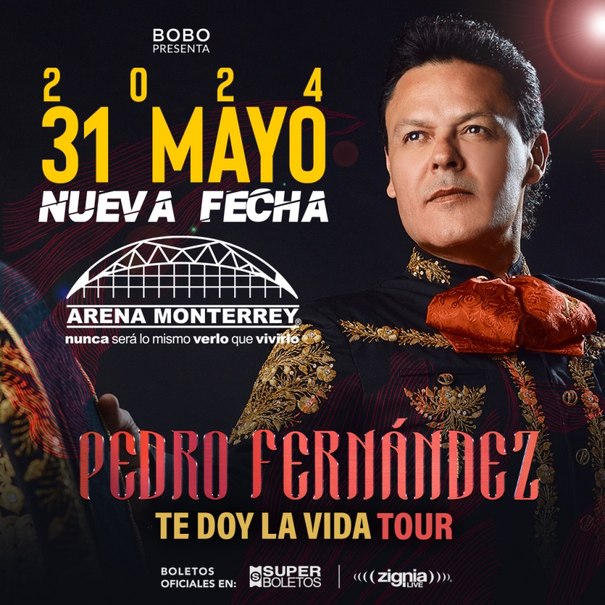 Pedro Fernández en la Arena Monterrey, Mayo 2024 Dónde Hay Feria