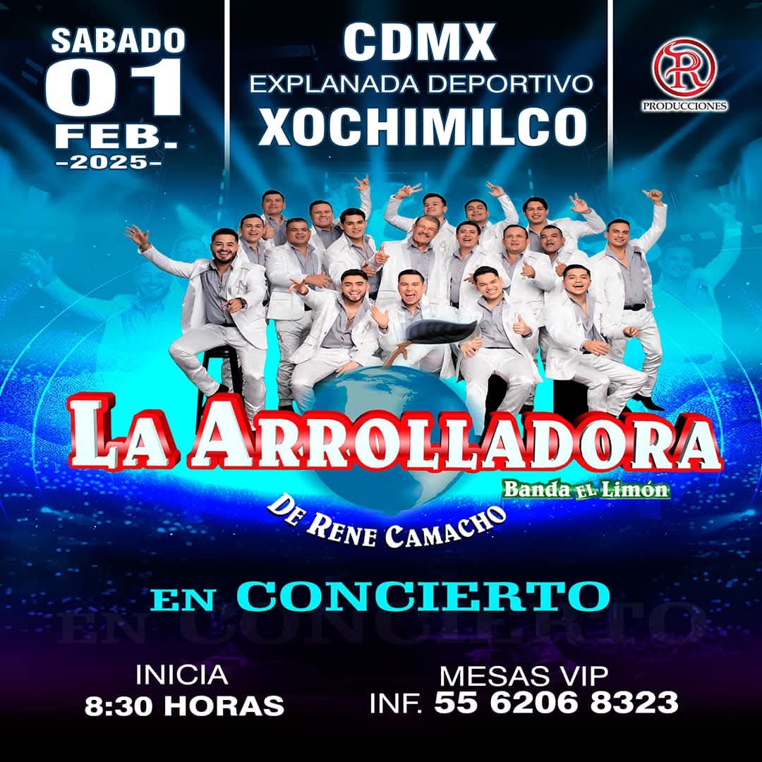 La Arrolladora Banda El Limón en Xochimilco