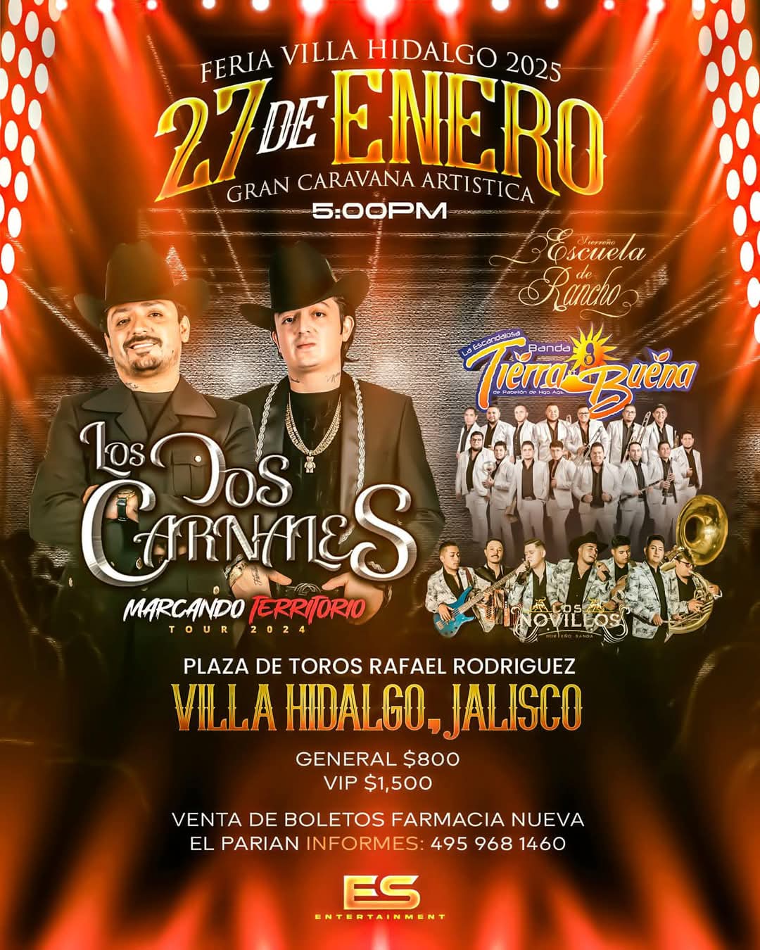 Los Dos Carnales en la Feria Villa Hidalgo 2025