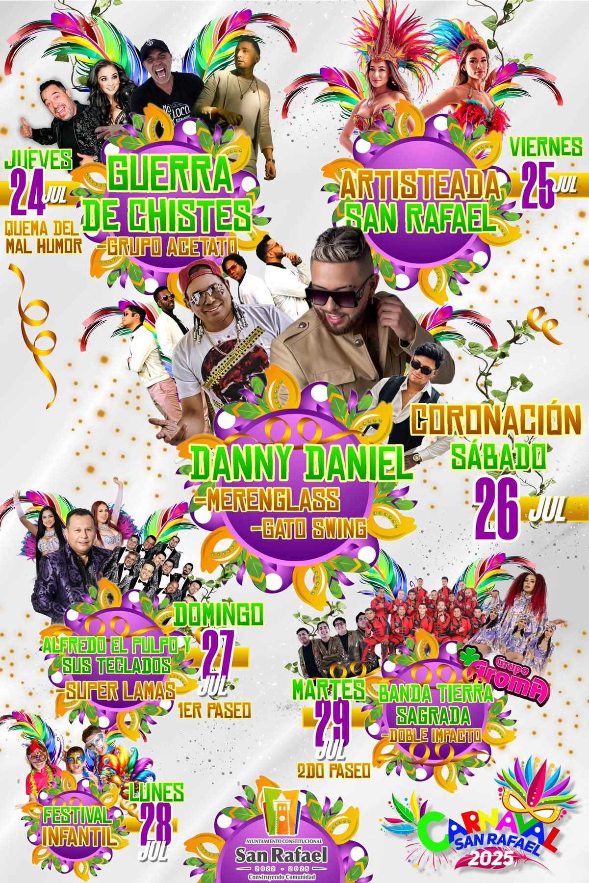 Programa - Carnaval San Rafael 2025