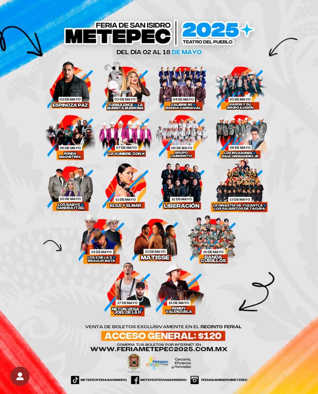 Teatro del Pueblo Feria San Isidro Metepec 2025