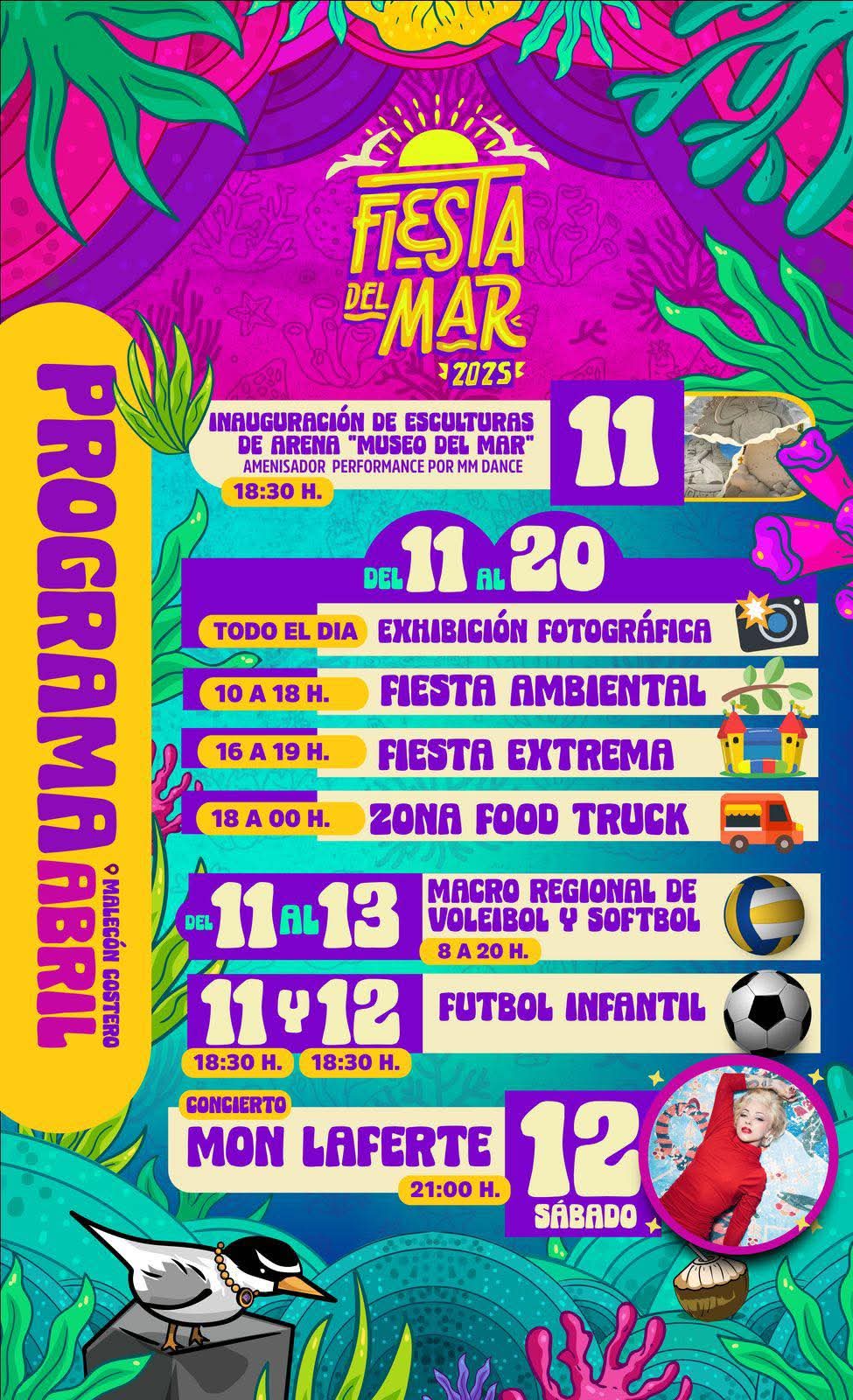 Programa Fiesta del Mar Carmen 2025