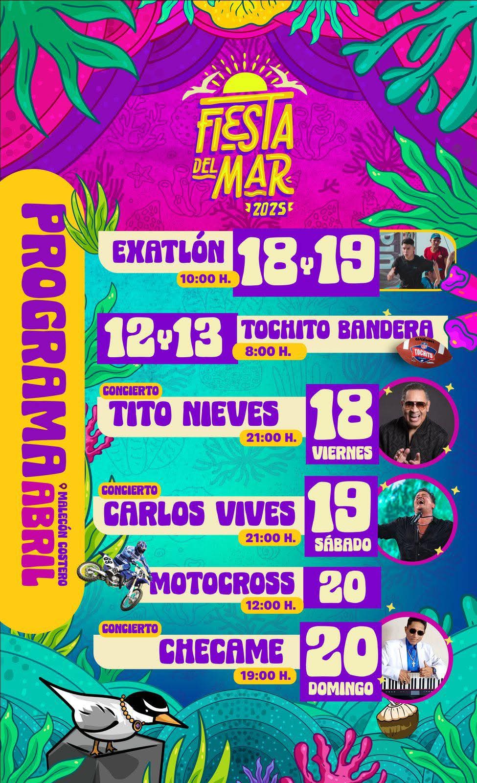Programa Fiesta del Mar Carmen 2025
