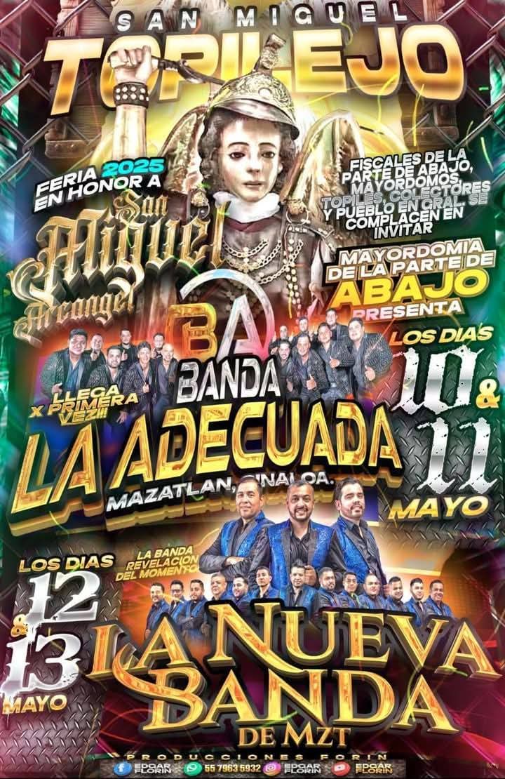Fiesta Patronal San Miguel Topilejo 2025