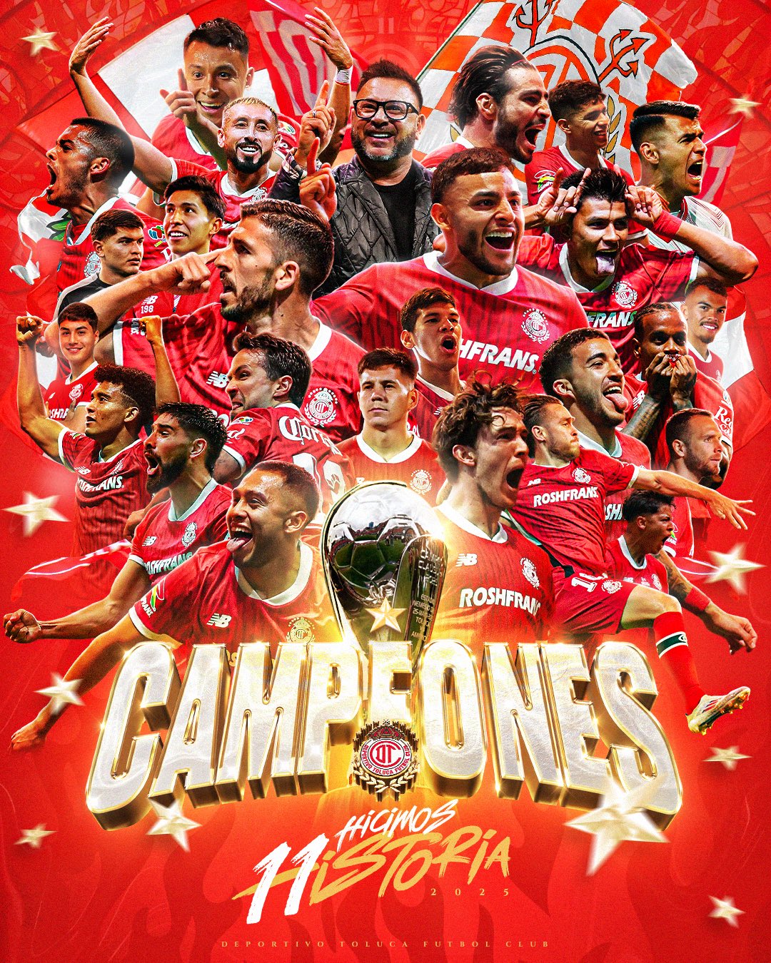 Toluca es Campeón del Clausura 2025