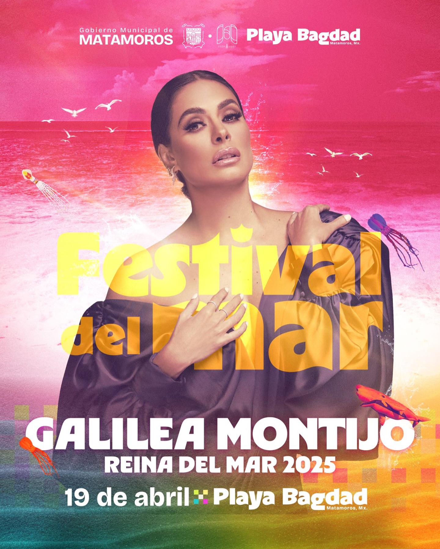 Galilea Montijo en el Festival del Mar Playa Bagdad 2025