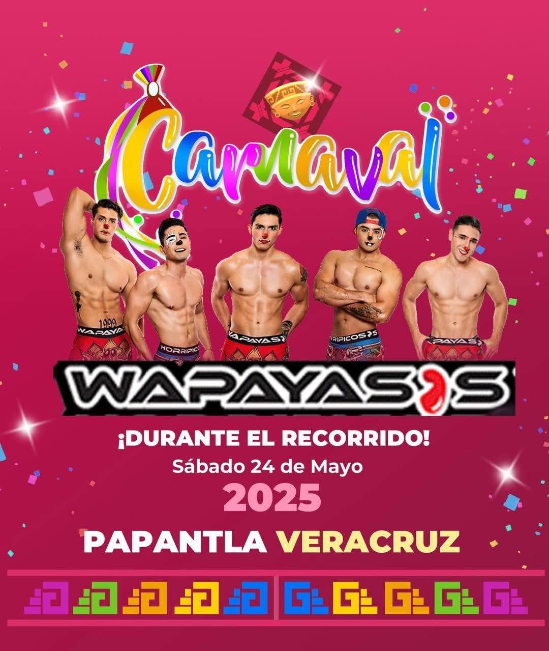 Wapayasos en el Carnaval Papantla 2025