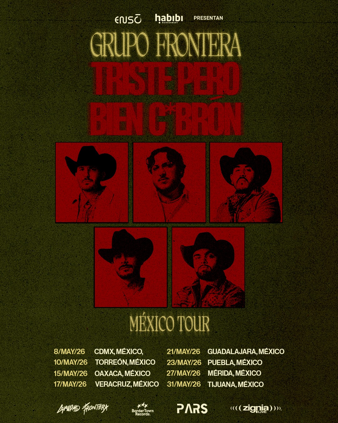Grupo Frontera México Tour 2026