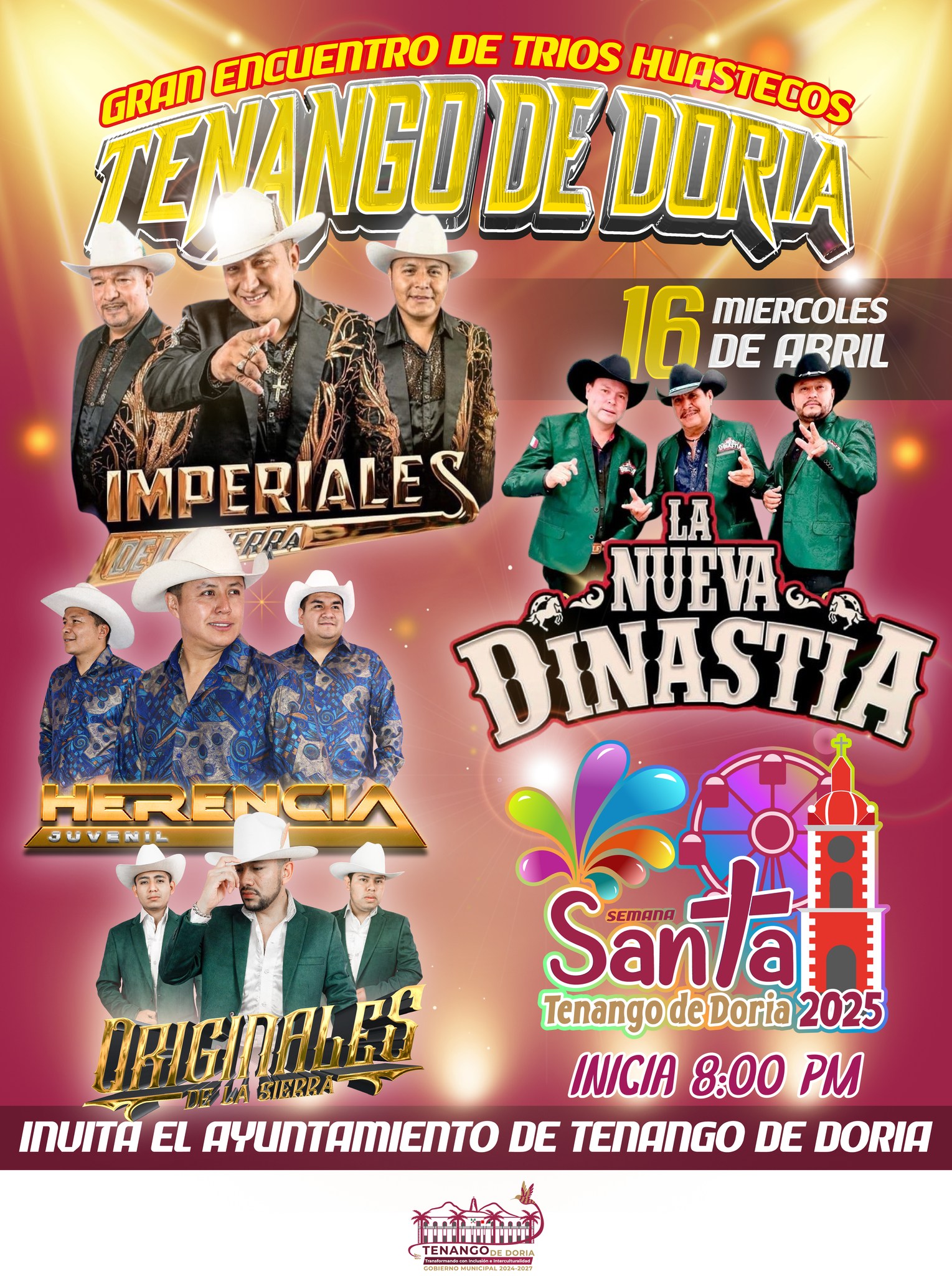 Trios Huastecos en la Semana Santa Tenango de Doria 2025