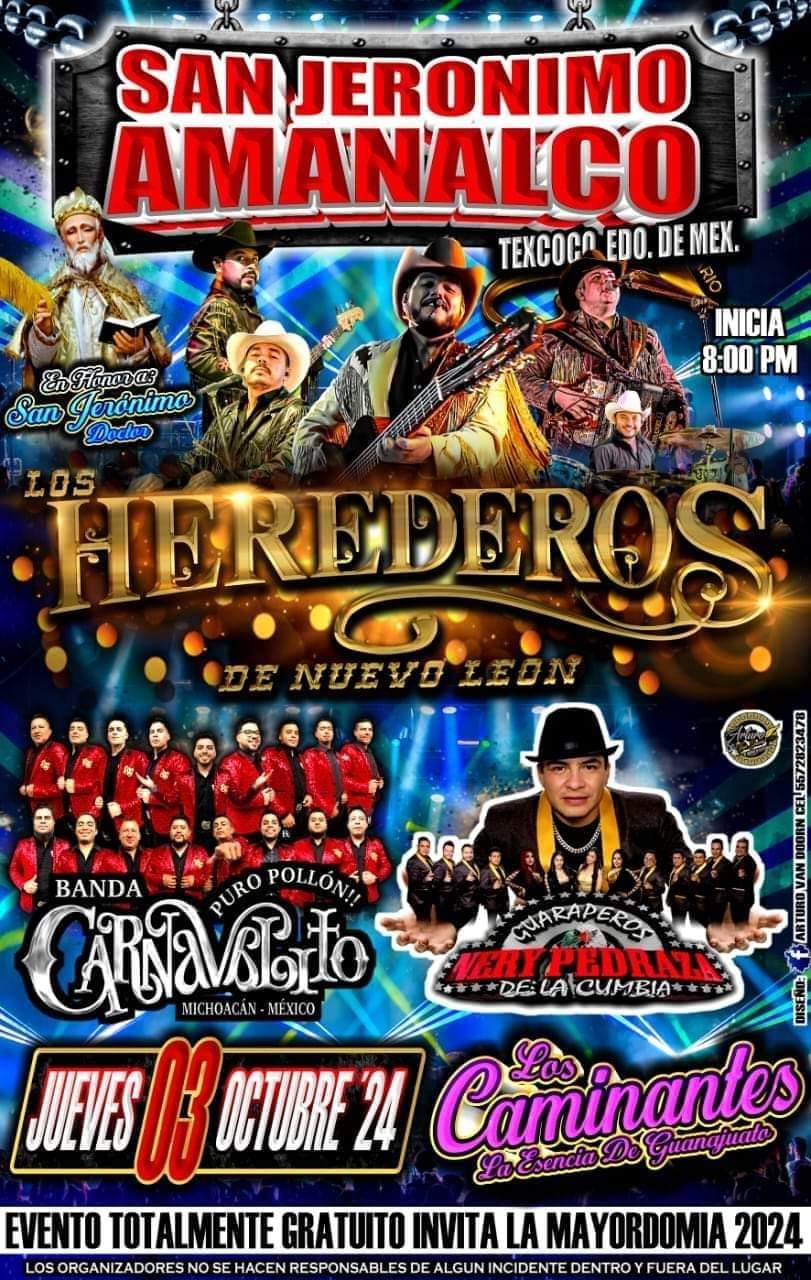 Baile de Feria San Jerónimo Amanalco 2024