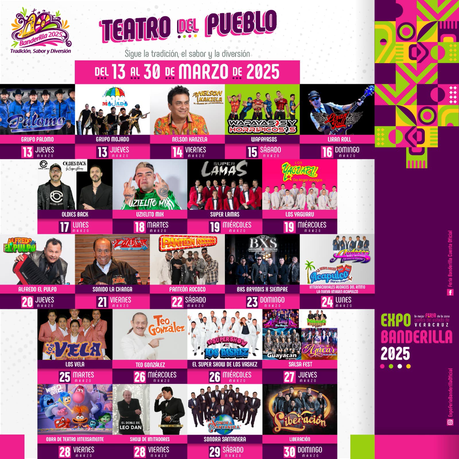 Teatro del Pueblo Expo Feria Banderilla 2025