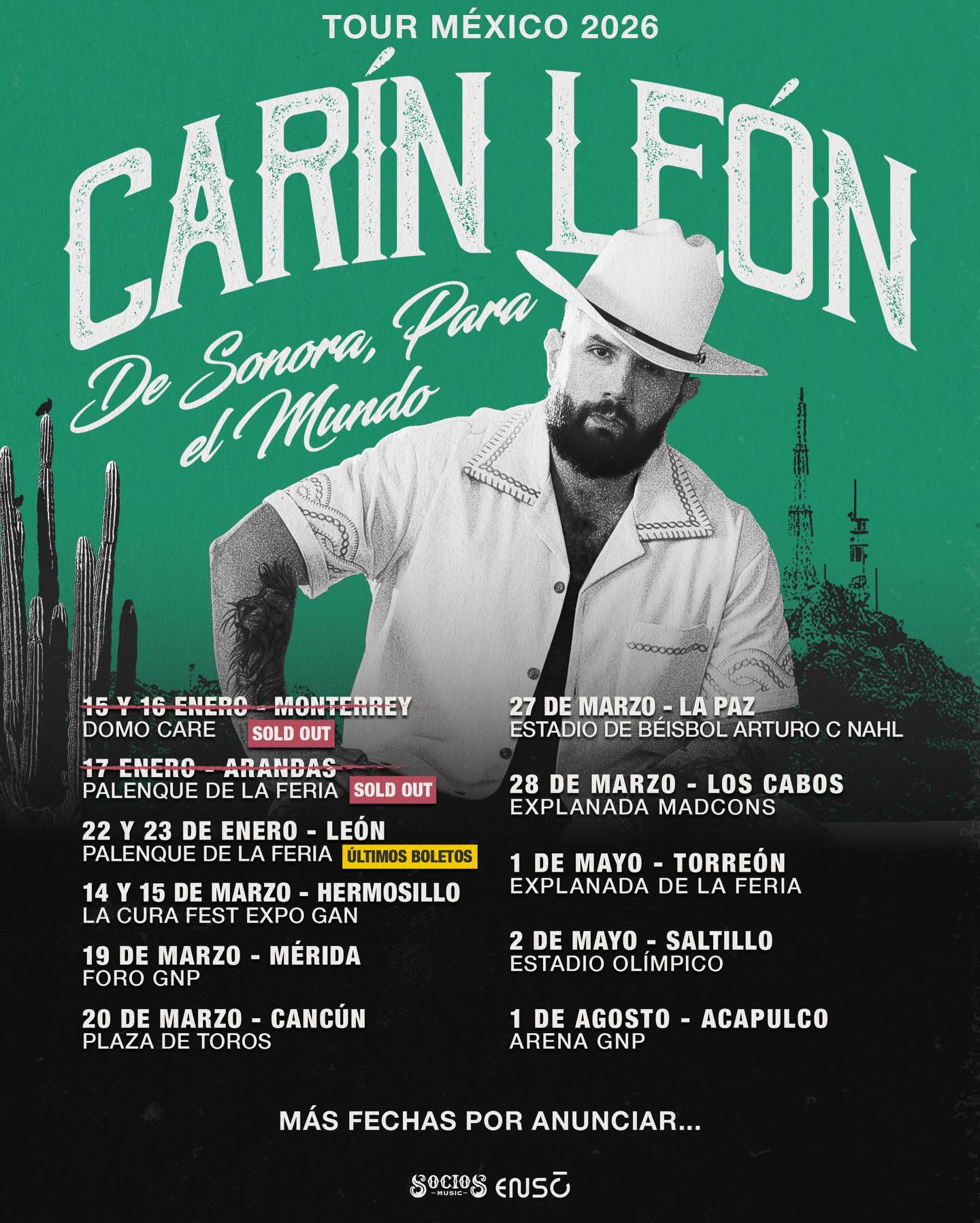 Carin León Tour México 2026