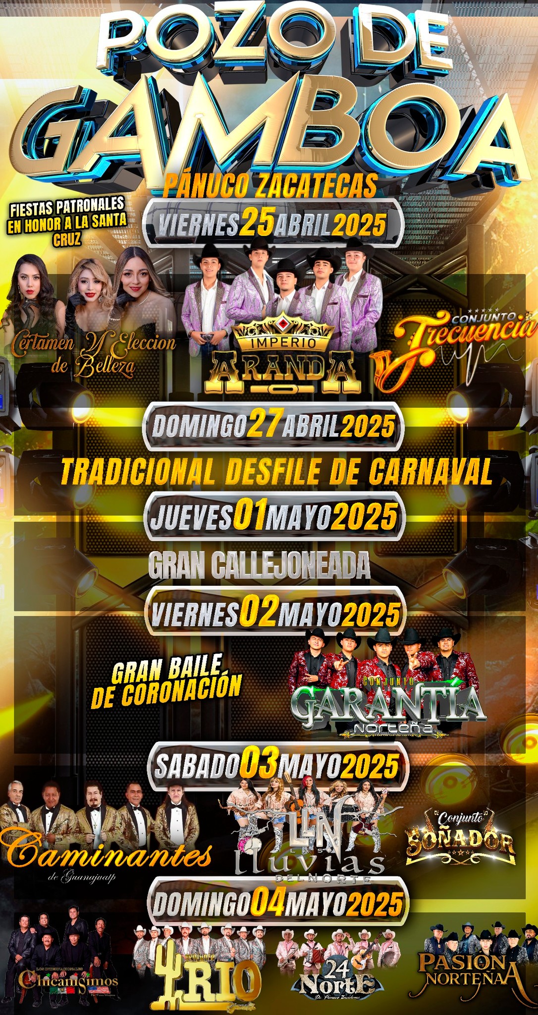 Programa Fiestas Patronales Pozo de Gamboa 2025