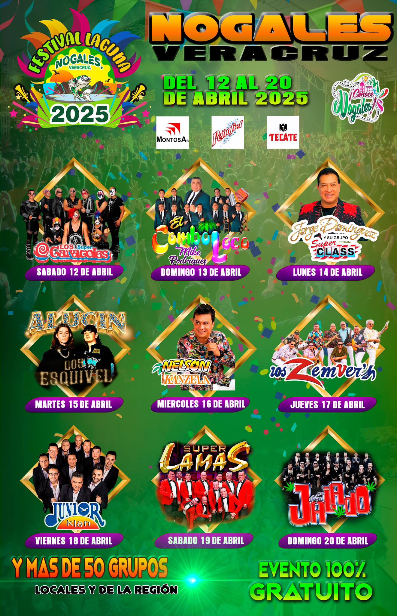 Cartelera estelar Festival Laguna Nogales 2025