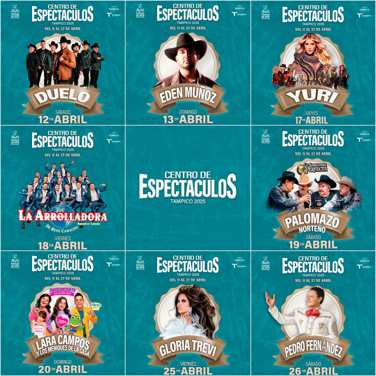 Centro de Espectáculos de las Fiestas de Abril Tampico 2025