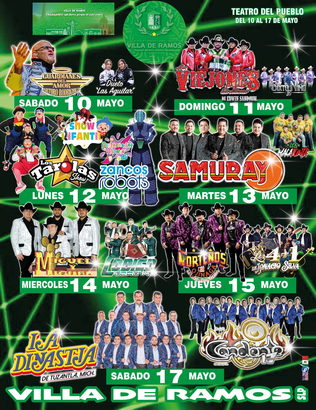 Teatro del Pueblo de la Feria Regional Villa de Ramos 2025