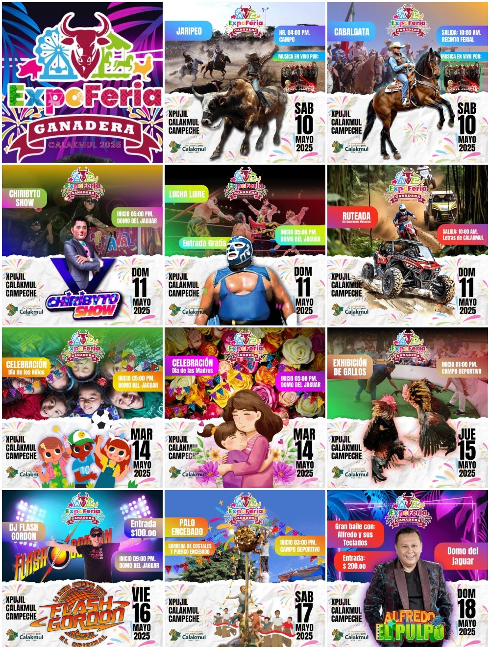 Cartelera Expo Feria Calakmul 2025