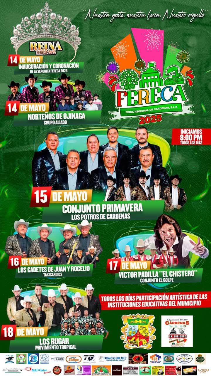 Feria Regional de Cárdenas, FERECA 2025