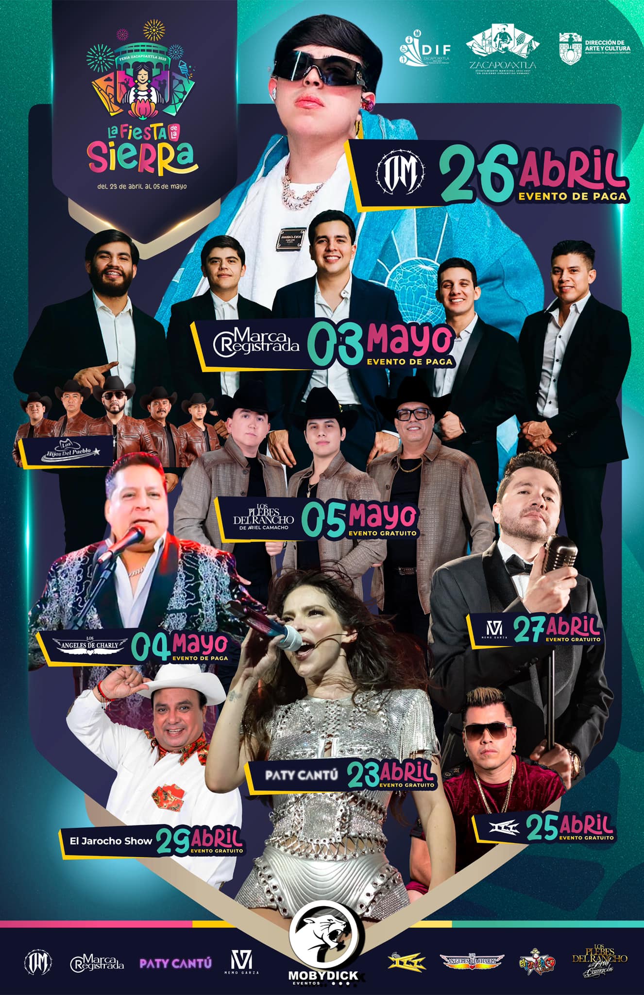 Elenco Artístico Feria Zacapoaxtla 2025