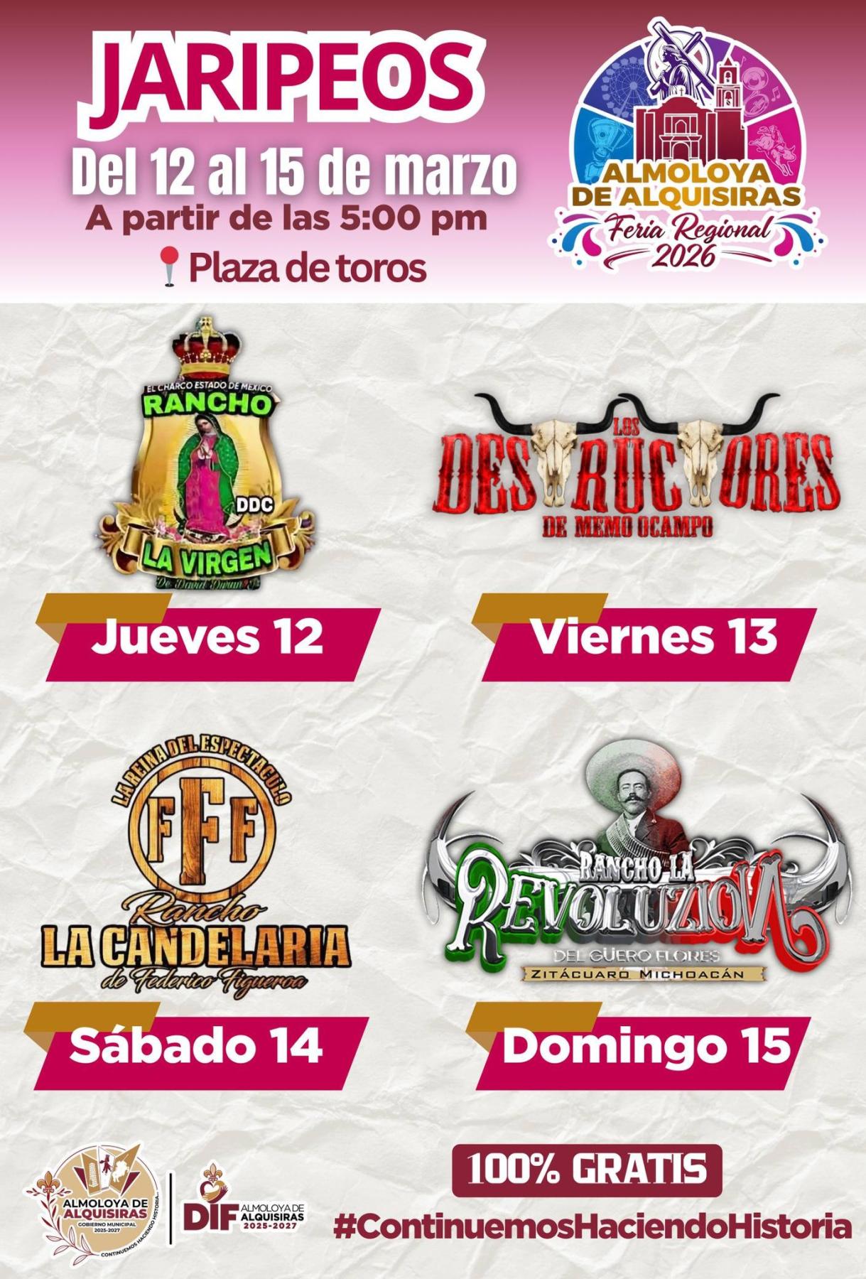 Jaripeos Feria Almoloya de Alquisiras 2026