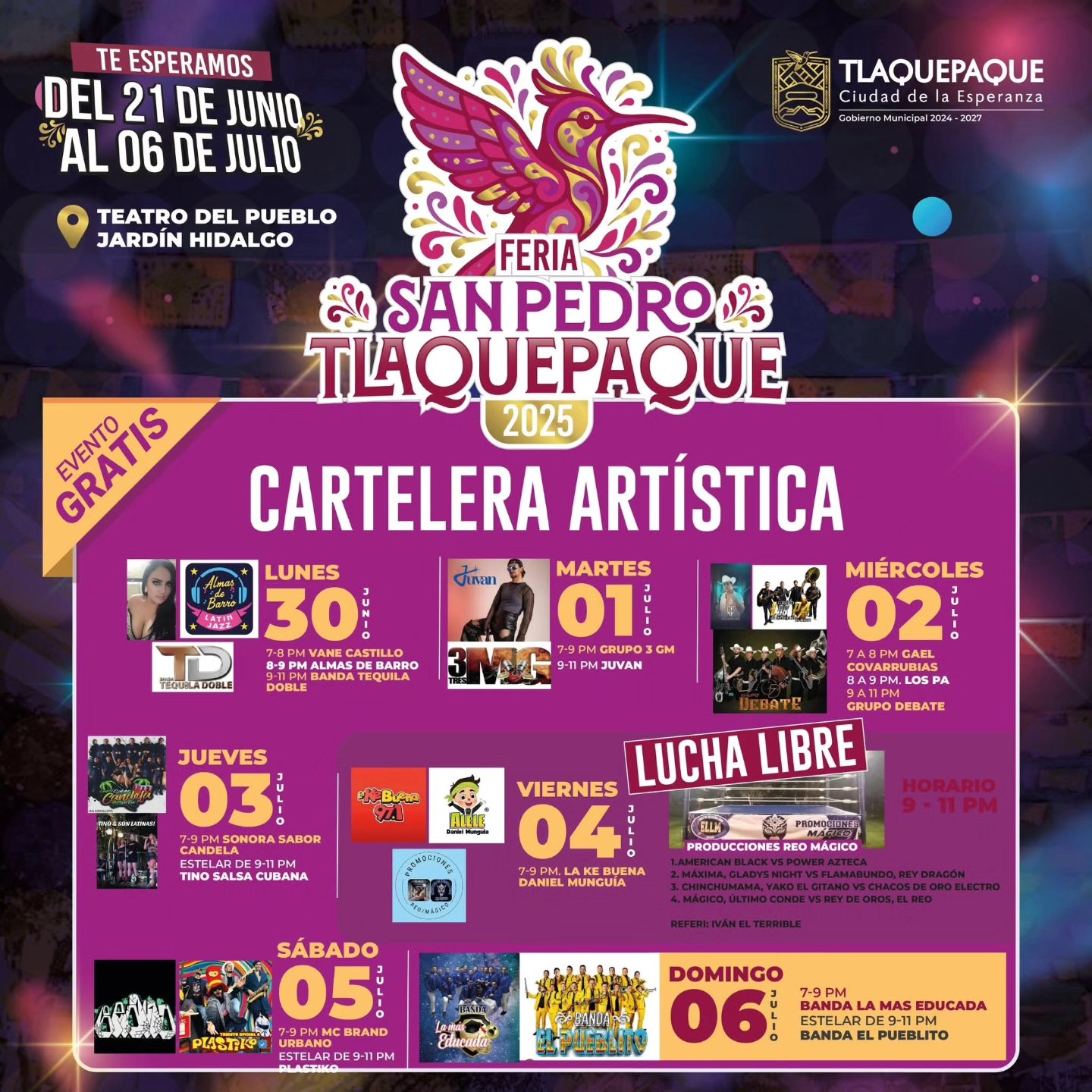 Programa Feria de San Pedro Tlaquepaque 2025