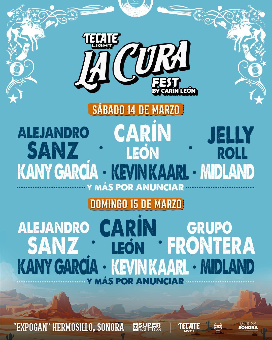 Cartel La Cura Fest 2026 by Carín León