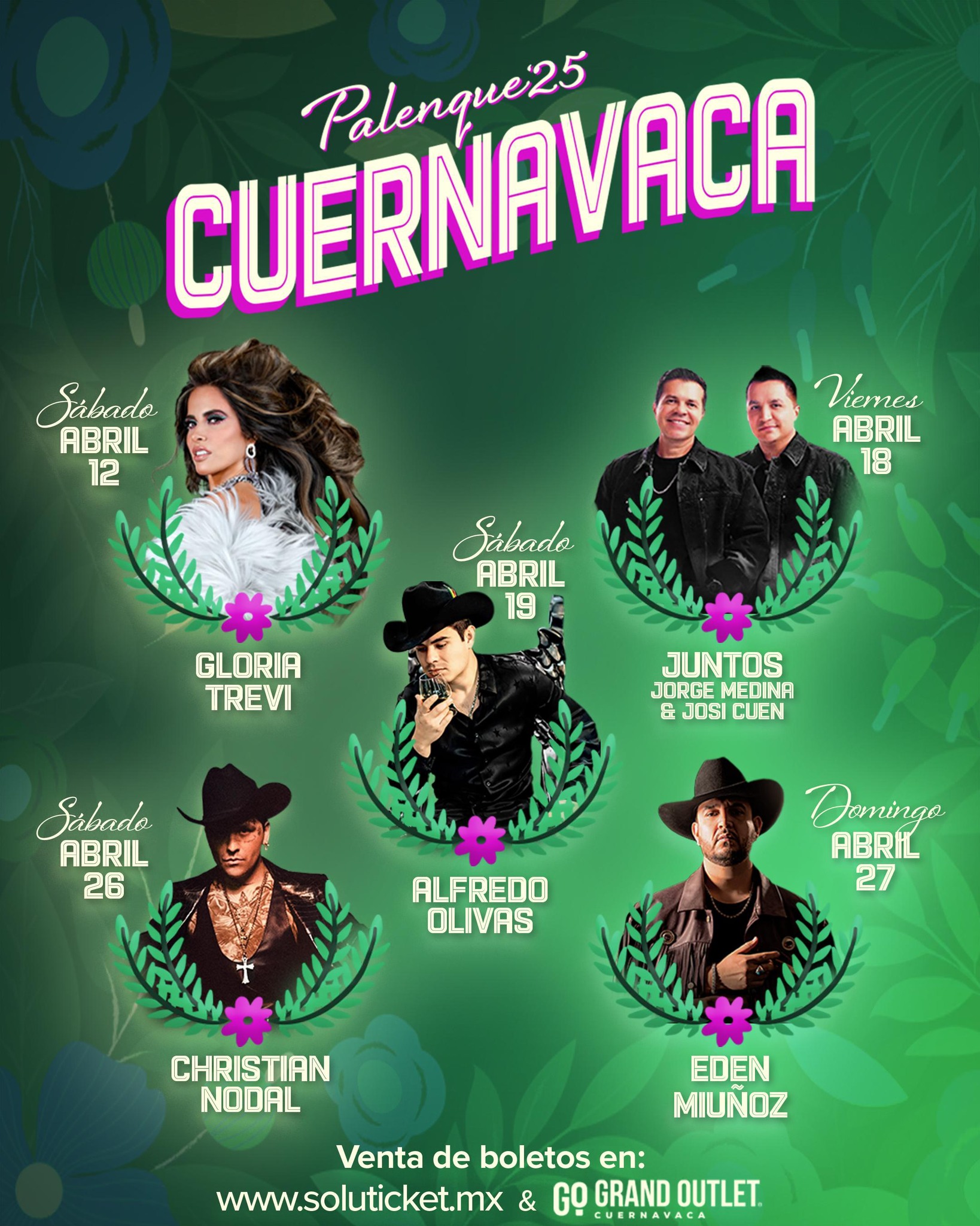 Cartelera Palenque Cuernavaca 2025