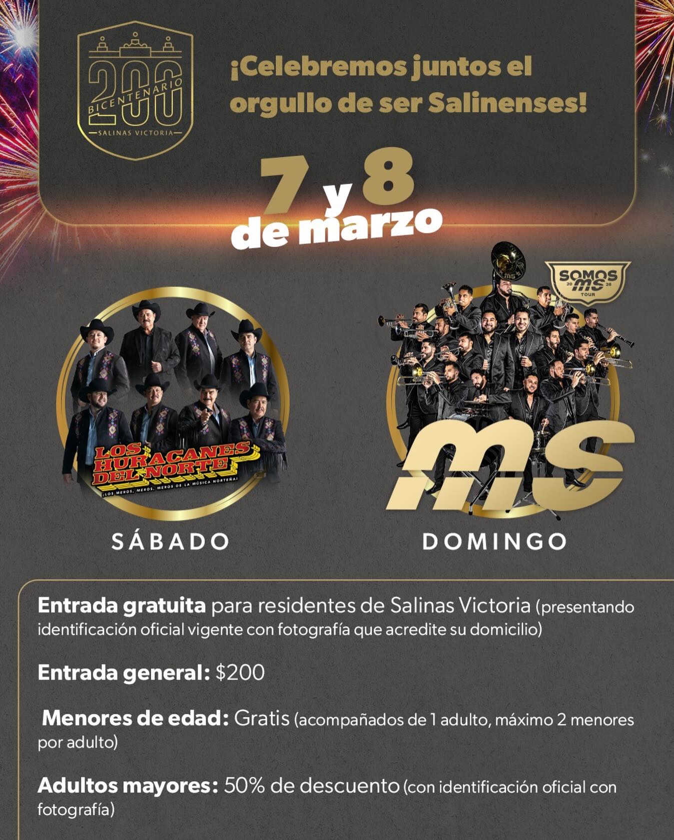 Fiestas de Aniversario Salinas Victoria 2026