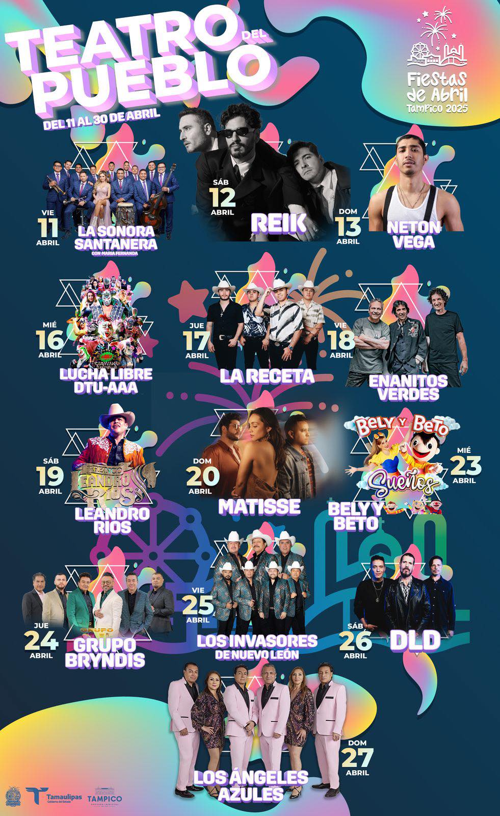 Teatro del Pueblo de las Fiestas de Abril Tampico 2025