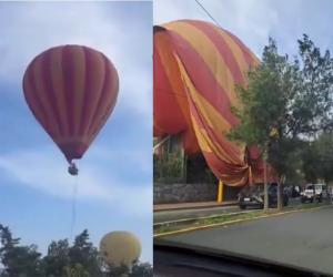 Se desploma globo aerostático en San Martín de las Pirámides, hay 12 heridos